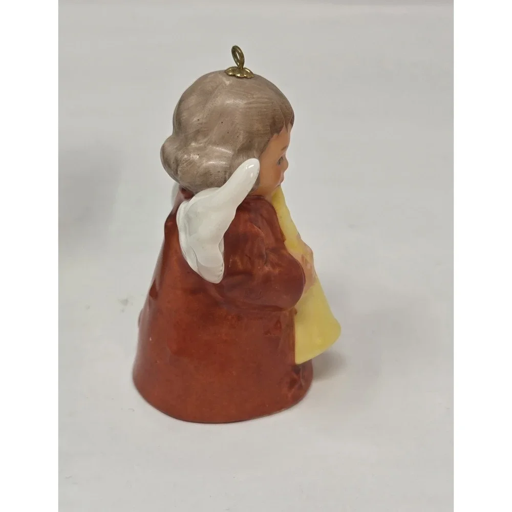 Goebel 1976 First Edition Christmas Angel Bell Ornament Trumpet W Germany Box